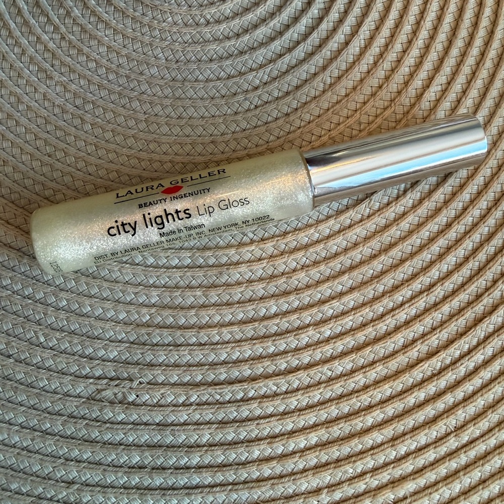 Laura Geller City Lights Lip Gloss & Mirror- Shimmery Pearl Sheen